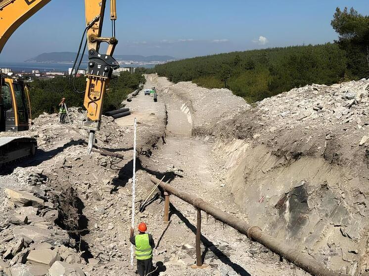 В Геленджике прокладывают новую ветку водовода протяженностью более 18 километров