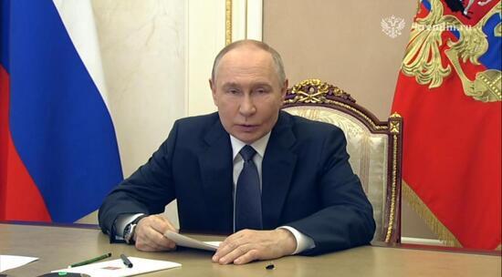 Владимир Путин по видеосвязи принял участие в церемонии закладки атомного ледокола «Сталинград» 