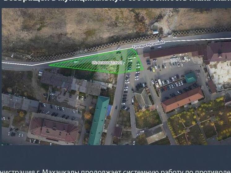 Земельный участок стоимостью 24 млн рублей возвращен в собственность Махачкалы