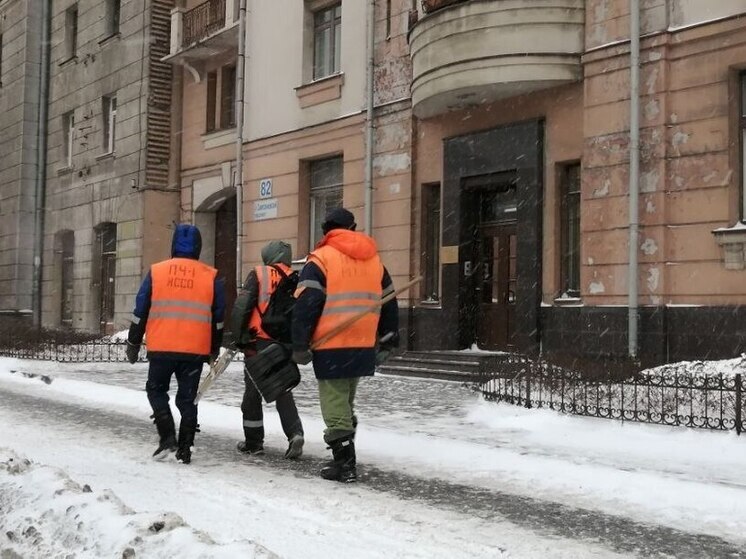 Метель заставила коммунальщиков Петербурга перейти на усиленный режим работы