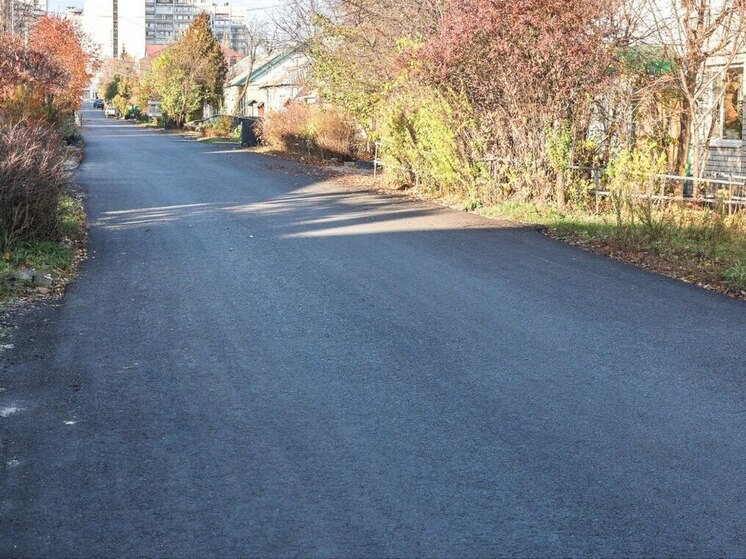 В Воронеже заасфальтировали более 50 улиц частного сектора