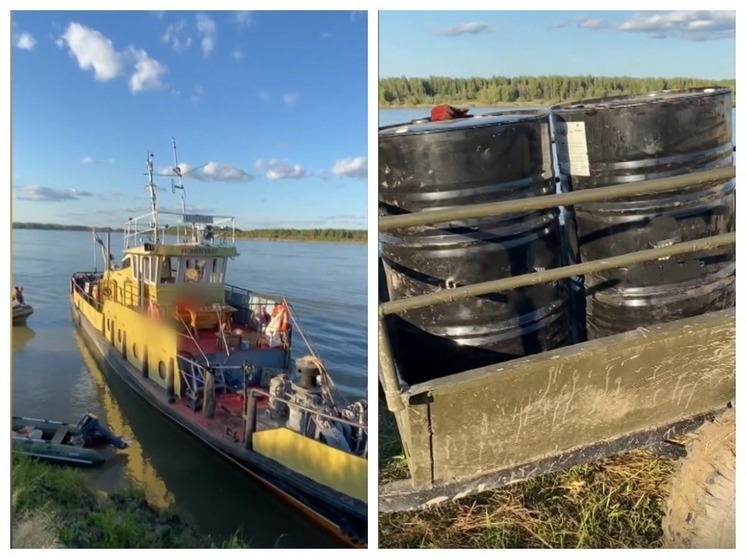 В Алтайском крае капитан теплохода пытался сбыть более 200 кг судового топлива