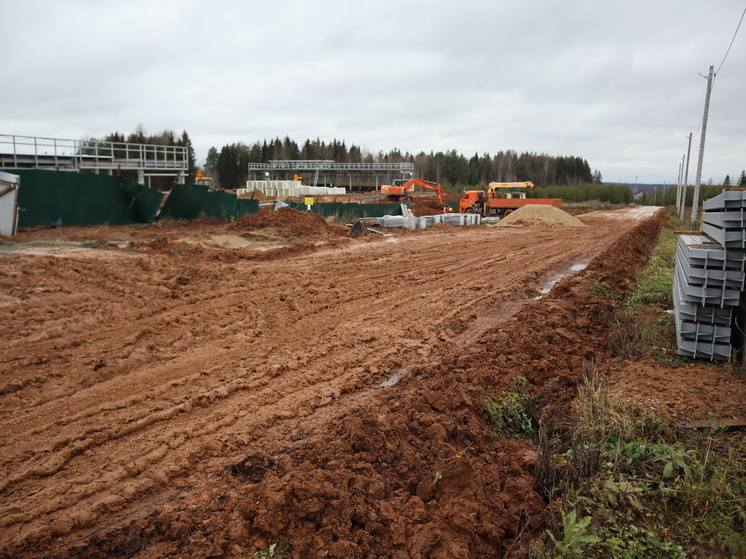 Кировчане возмущены разрушением дороги из-за стройки ледового катка