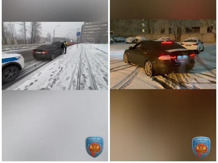 Рычащий «Ягуар» 21-летнего гонщика отправили на спецстоянку в Петербурге