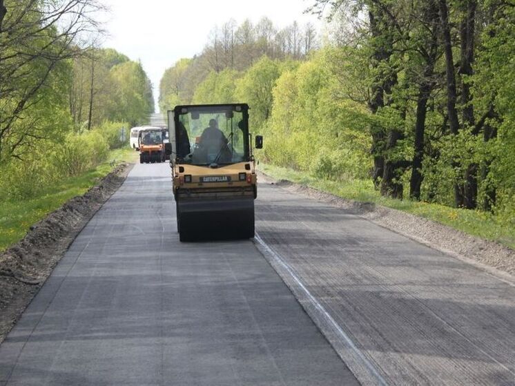 В Погарском районе Брянской области по нацпроекту отремонтируют участок автодороги