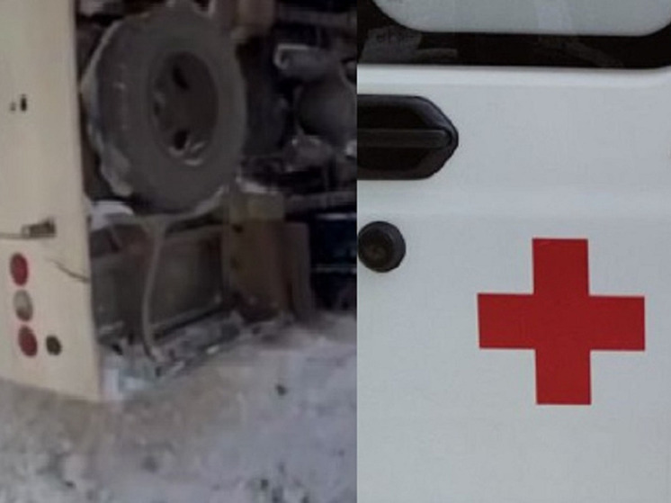 Автобус с пассажирами перевернулся под Хабаровском