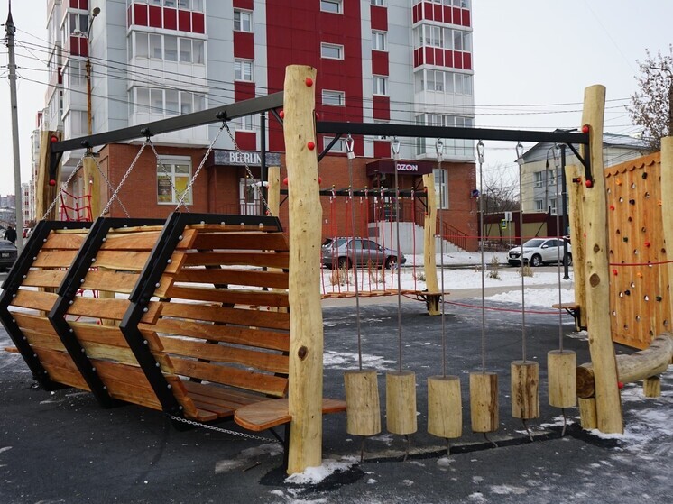 Сквер благоустроили в микрорайоне Первомайском