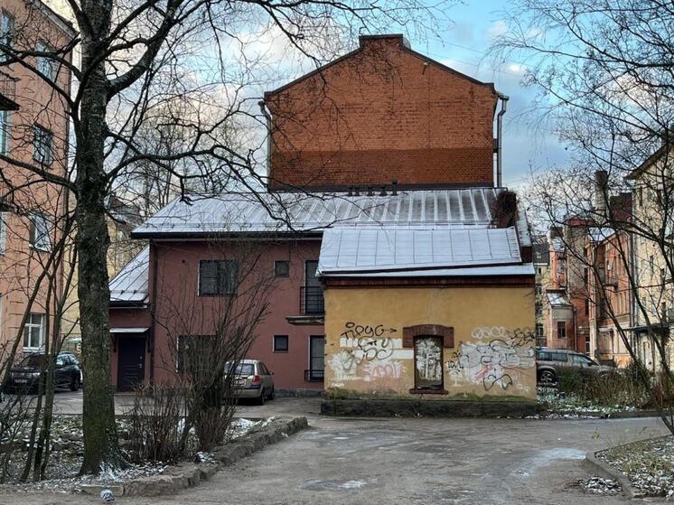 В Выборге обратили внимание на уличных «художников», портящих фасады домов