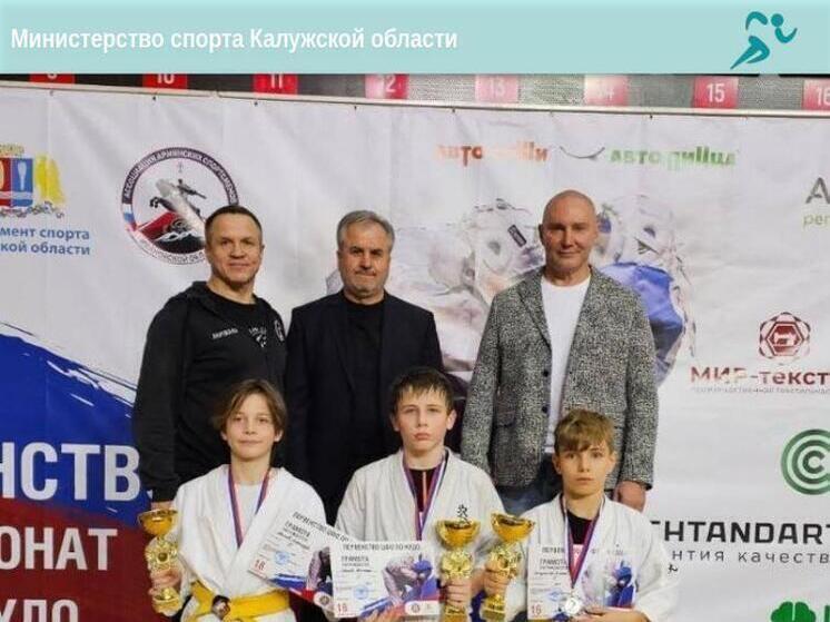 Калужские кудоисты собрали комплект медалей на первенстве ЦФО