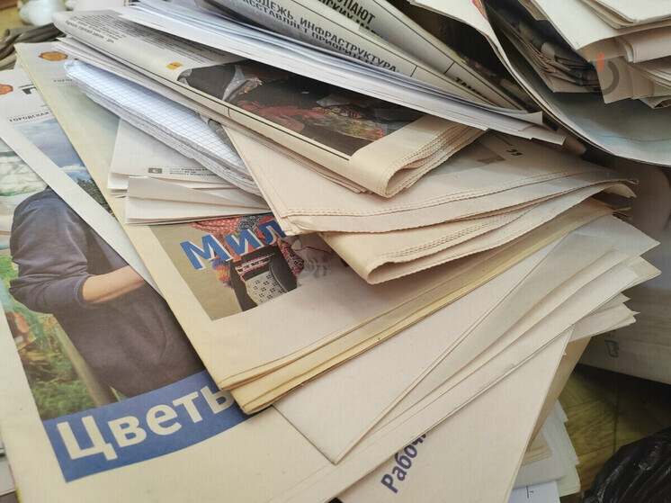 Тамбовская область в "бумажном" наступлении: 45 тонн макулатуры спасли от свалки