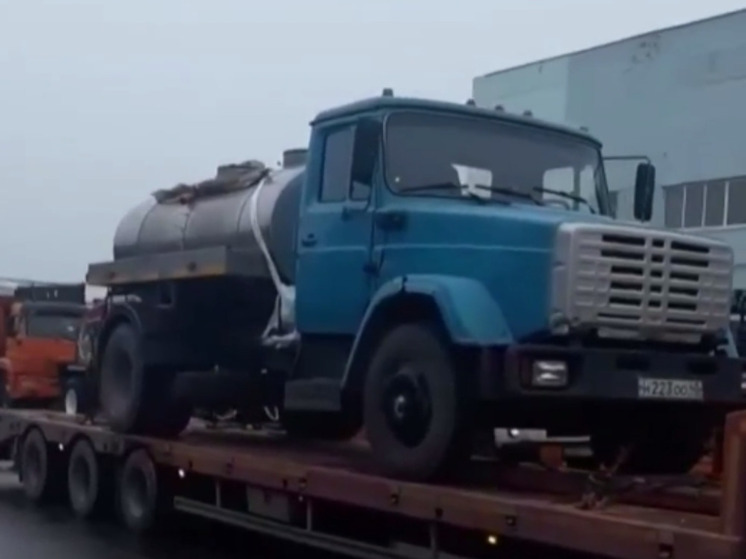 Калужские аграрии отправили водовоз в Первомайск