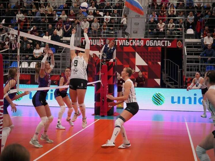 Тульские волейболистки разгромили красноярский «Енисей» со счетом 3:0