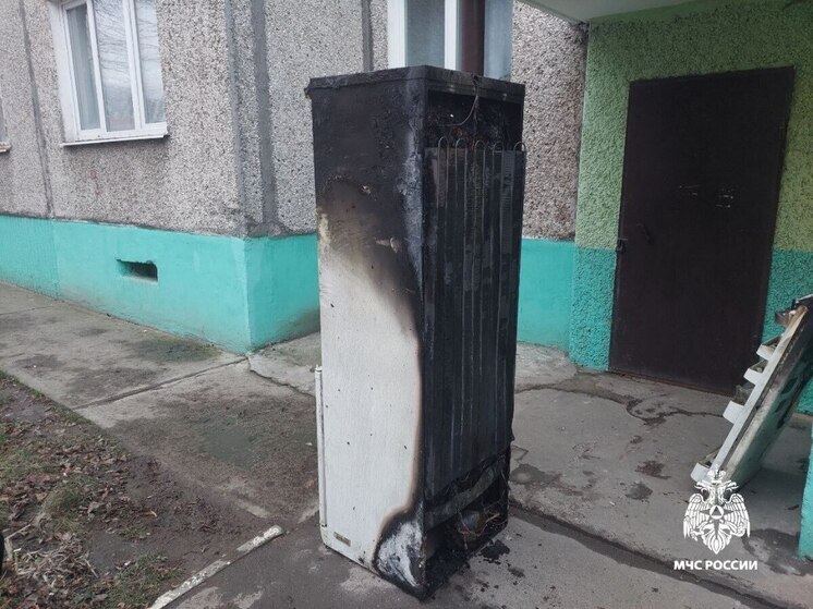 В Чебоксарах загорелась трехкомнатная квартира из-за неисправности холодильника