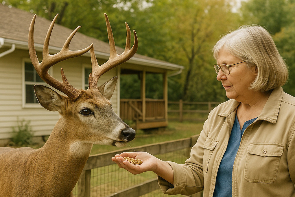 Олень жестоко расправился с женщиной по неизвестной причине