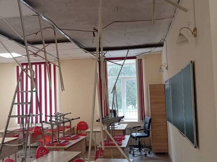 В Кабардино-Балкарии возбудили уголовное дело после обрушения потолка в школе Нарткалы