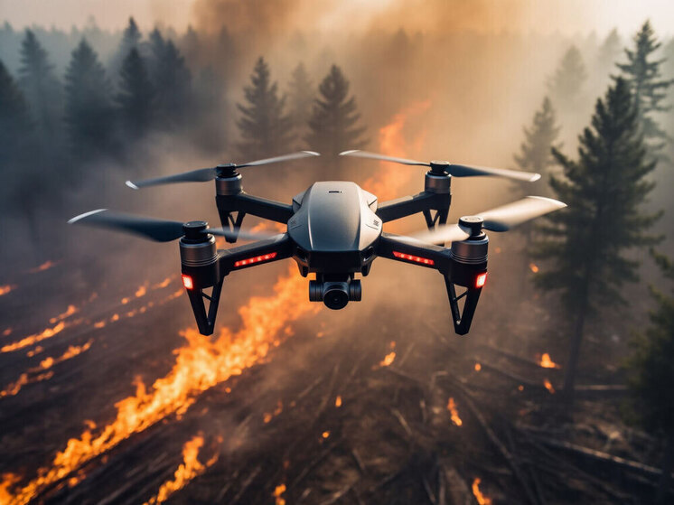 Парк лесопожарной техники Чувашии пополнили новые российские дроны