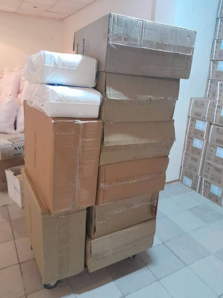 В Новую Каховку Херсонской области доставили новую партию гуманитарного груза