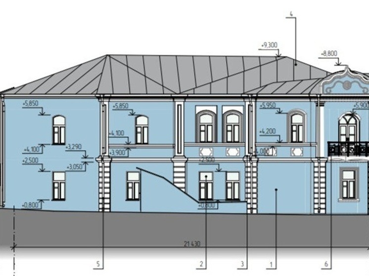 В Калаче Воронежской области отреставрируют купеческий особняк XIX века постройки