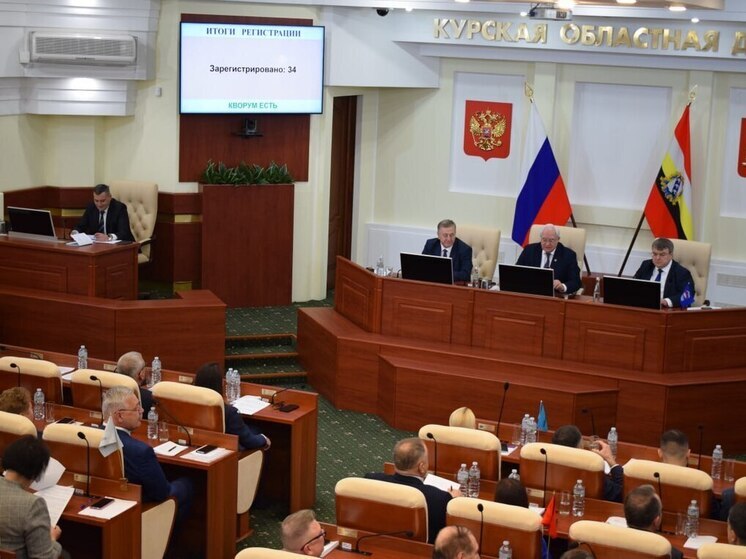 В Курской областной Думе в 1-м чтении обсудили региональный бюджет на 2026 года
