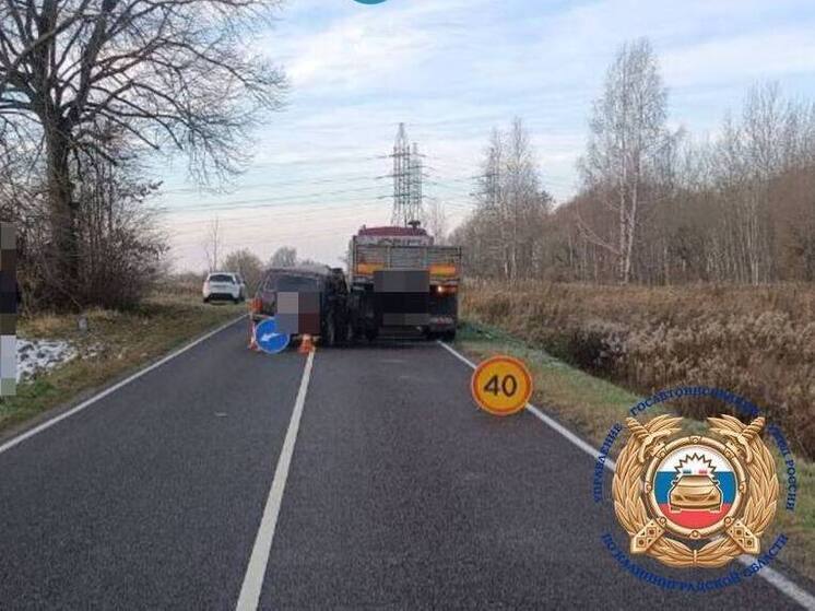 Пенсионер пострадал в аварии на трассе «Советск — Славск»