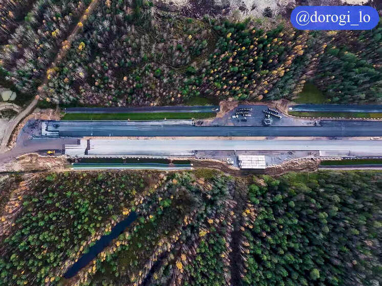 На обходе Мурино заменили участок дороги протяженностью 1,5 километра