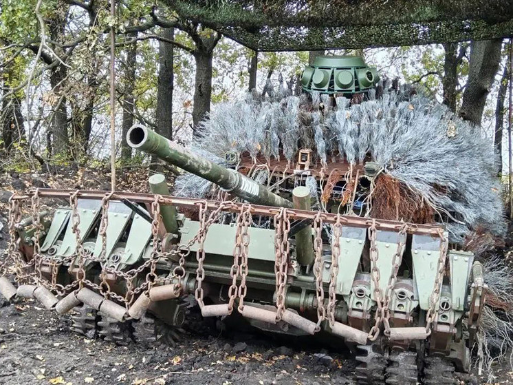 Зарубежные аналитики сообщают о появлении в России нового средства защиты бронетехники от беспилотников, получившего прозвище «танк-одуванчик»