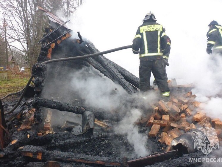 Тело мужчины обнаружено на месте сгоревшего дома в Ивановской области