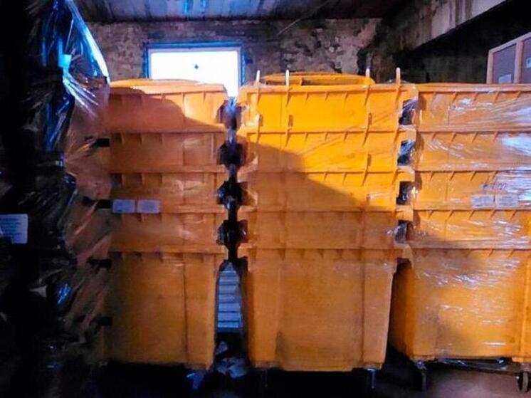 Тамбовская область получила 124 новых контейнера для отходов