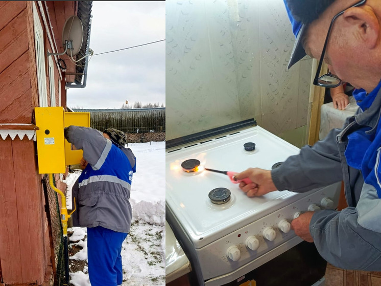 Первый дом в новгородской деревне Меглецы подключили к газопроводу