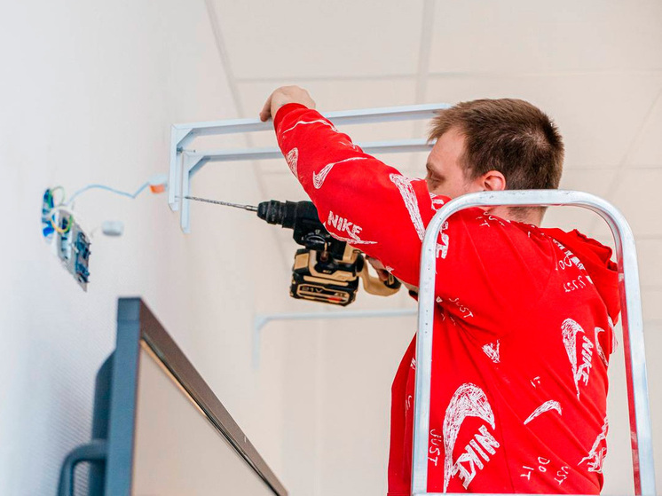 В Липецке капитальный ремонт школы вышел на финишную прямую