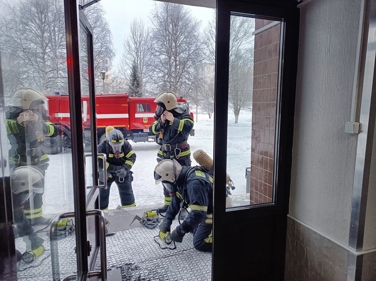 Пожарно-тактическое занятие прошло в Алакурттинском психоневрологическом интернате