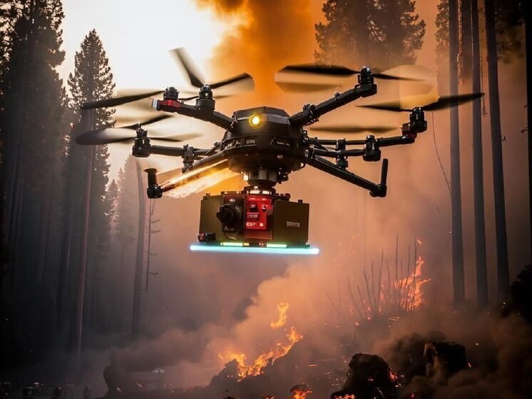 Для борьбы с пожарами в Воронежскую область доставили 5 дронов