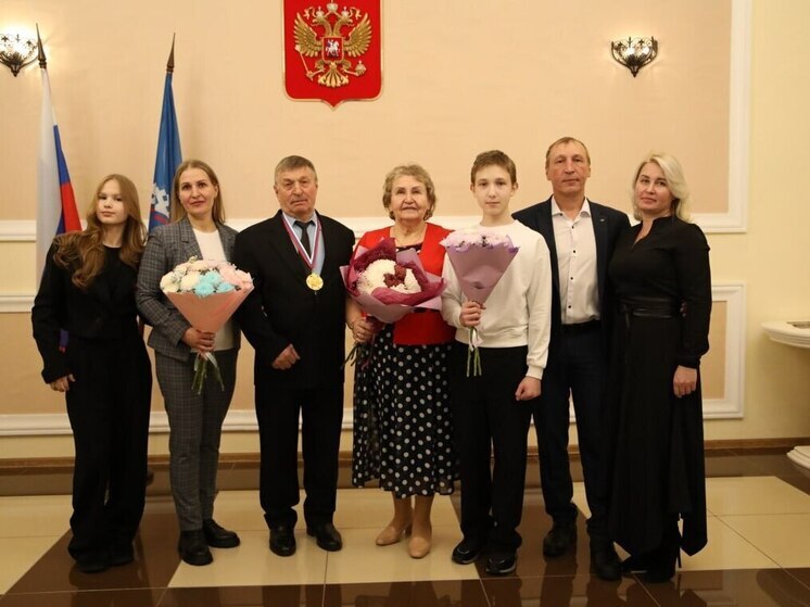 В Шурышкарском районе чествовали семью северян в день их золотой свадьбы