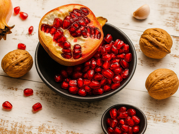 New Atlas: найден способ омоложения организма с помощью граната и орехов