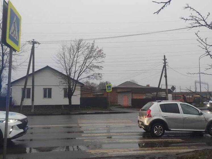 В Курске водитель сбил двух пешеходов на переходе