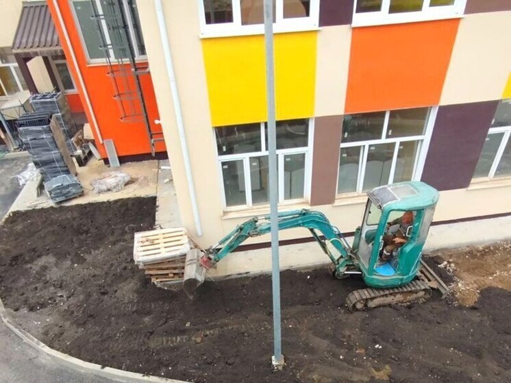 В селе Морское завершается строительство детского сада на 140 мест