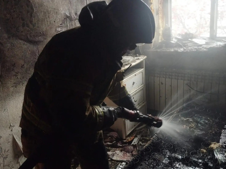 Семь человек спасли на пожаре в двухэтажке в Камне-на-Оби