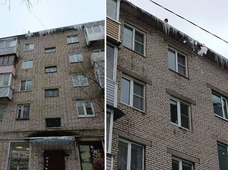 В Тихвинском районе объявили бой сосулькам