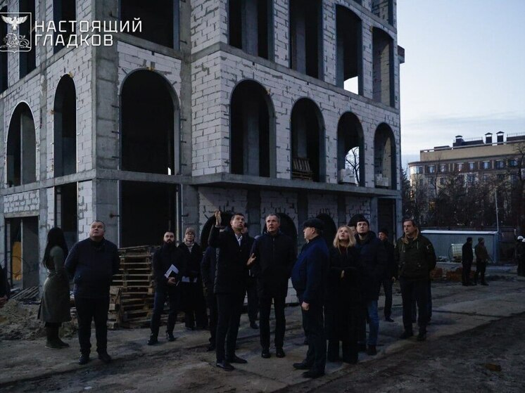 Гладков проверил ход работ в «Белом квартале» Белгорода