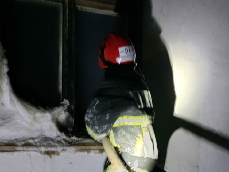 В Туманном загорелось здание на Энергетиков