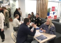 В Кадровом центре «Работа России» 19 ноября прошла ярмарка вакансий и фестиваль профессий для участников специальной военной операции и членов их семей