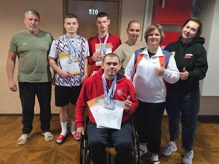 Десять медалей завоевали спортсмены из ДНР на Кубке и Первенстве России по плаванию среди спортсменов с ОВЗ