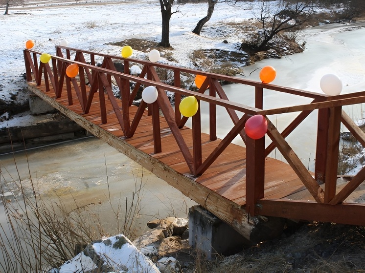В хакасском поселке построили и отремонтировали долгожданные два моста