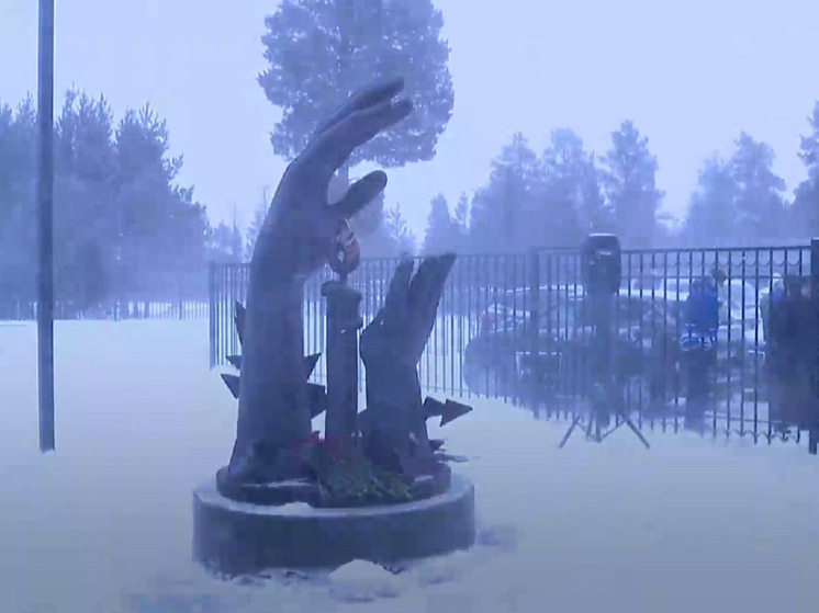 Памятник бойцам СВО установили на Аллее Славы в Ноябрьске