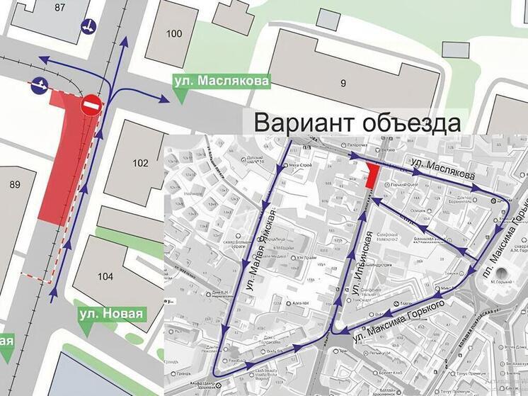 Ул. Ильинскую в Нижнем Новгороде закроют для движения
