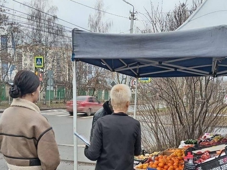 В Курске составили 10 протоколов за незаконную торговлю на улице