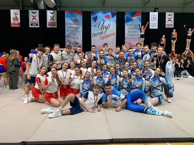 Три медали завоевали студенты из ДНР на Всероссийских состязания по чир спорту