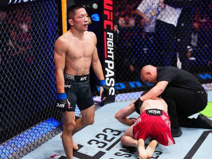 Боец UFC из Дагестана Уланбеков потерпел первое досрочное поражение в карьере