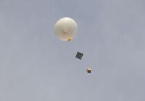 Воздушный шар, похожий на обычный метеозонд, впервые замечен над Подмосковьем как потенциальный носитель опасной нагрузки