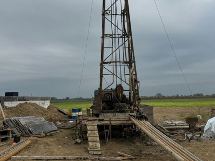 Более 300 метров пробурили для строительства артезианской скважины в дагестанском селе